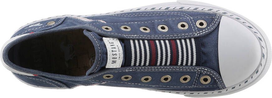 Mustang Shoes Slip-on sneakers Instapschoen Vrijetijdsschoen Slippers instapschoenen vrijetijdsschoenen met praktische elastische band
