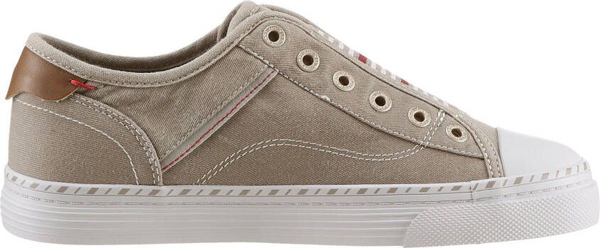 Mustang Shoes Slip-on sneakers Instapschoen Vrijetijdsschoen Slippers instapschoenen vrijetijdsschoenen met praktische elastische band
