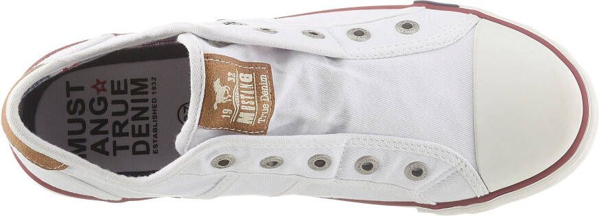 Mustang Shoes Slip-on sneakers Slippers zomerschoenen vrijetijdsschoenen met praktische elastische band - Foto 9