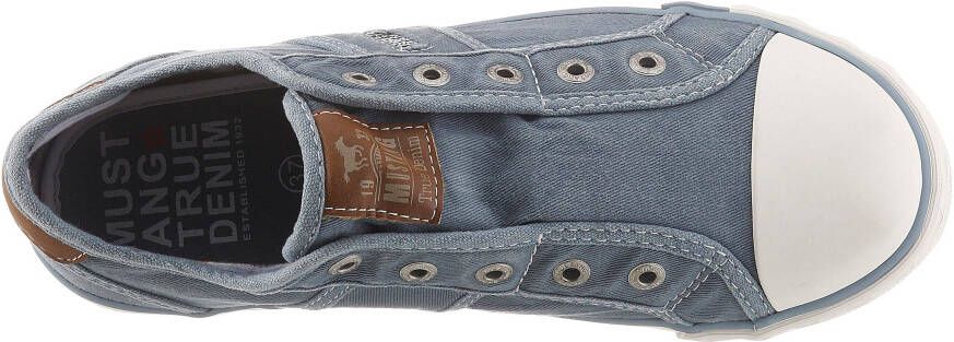 Mustang Shoes Slip-on sneakers Slippers zomerschoenen vrijetijdsschoenen met praktische elastische band - Foto 9