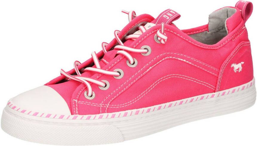Mustang Shoes Slip-on sneakers slippers instapschoen vrijetijdsschoen met gekleurde zoolrand