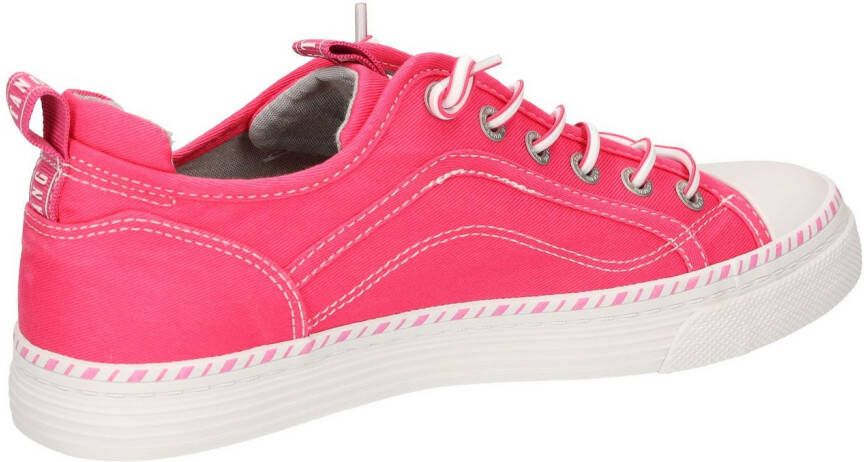 Mustang Shoes Slip-on sneakers slippers instapschoen vrijetijdsschoen met gekleurde zoolrand