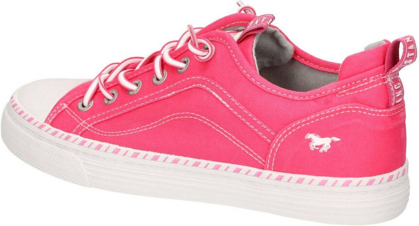 Mustang Shoes Slip-on sneakers slippers instapschoen vrijetijdsschoen met gekleurde zoolrand
