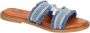 Mustang Dames Slipper Denim Blauw - Thumbnail 5