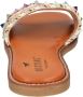 Mustang Shoes Slippers flats sandaal pool slides met modieuze glitterdraden - Thumbnail 2