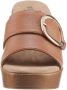 Mustang Shoes Slippers blokhak zomerschoen slippers met grote decoratieve gesp - Thumbnail 6