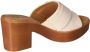 Mustang Shoes Slippers blokhak zomerschoen slippers met grote decoratieve gesp - Thumbnail 9