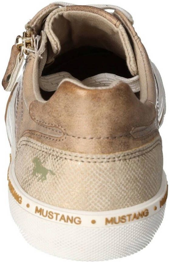Mustang Shoes Sneakers retro sneaker veterschoen met extra ritssluiting