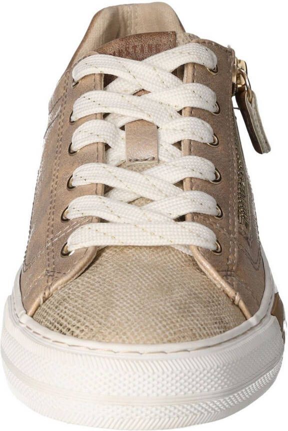 Mustang Shoes Sneakers retro sneaker veterschoen met extra ritssluiting