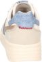 Mustang Dames Sneaker Wit Blauw WIT - Thumbnail 5