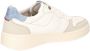 Mustang Dames Sneaker Wit Blauw WIT - Thumbnail 8
