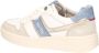 Mustang Dames Sneaker Wit Blauw WIT - Thumbnail 9