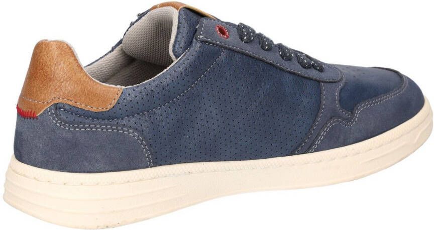 Mustang Shoes Sneakers veterschoen freizeitschoen met perforatie