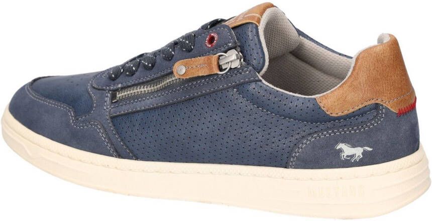 Mustang Shoes Sneakers veterschoen freizeitschoen met perforatie