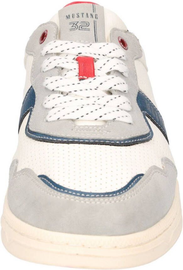 Mustang Shoes Sneakers retro sneaker veterschoen met contrastafwerkingen