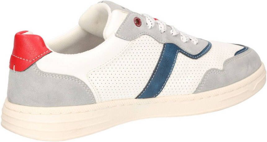 Mustang Shoes Sneakers retro sneaker veterschoen met contrastafwerkingen