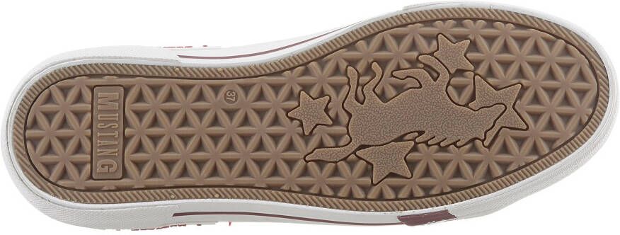 Mustang Shoes Sneakers zachte schachtvering vrijetijdsschoen lage schoen veterschoen