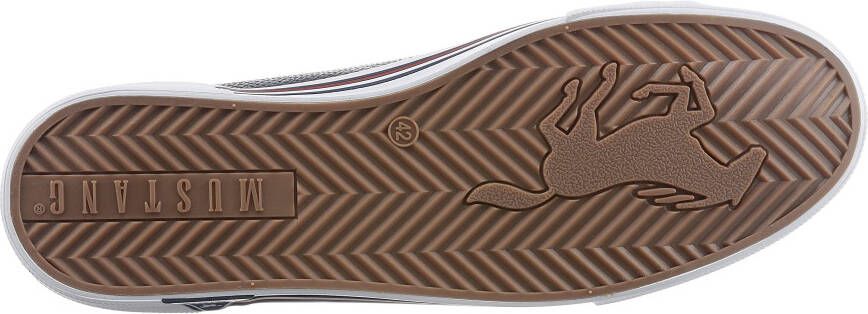 Mustang Shoes Sneakers met rits aan de zijkant vrijetijdsschoen lage schoen veterschoen