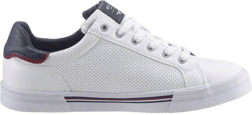 Mustang Shoes Sneakers met rits aan de zijkant vrijetijdsschoen lage schoen veterschoen