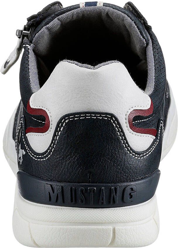 Mustang Shoes Sneakers met zijrits vrijetijdsschoen lage schoen veterschoen