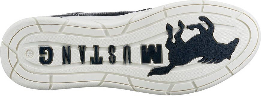 Mustang Shoes Sneakers met zijrits vrijetijdsschoen lage schoen veterschoen