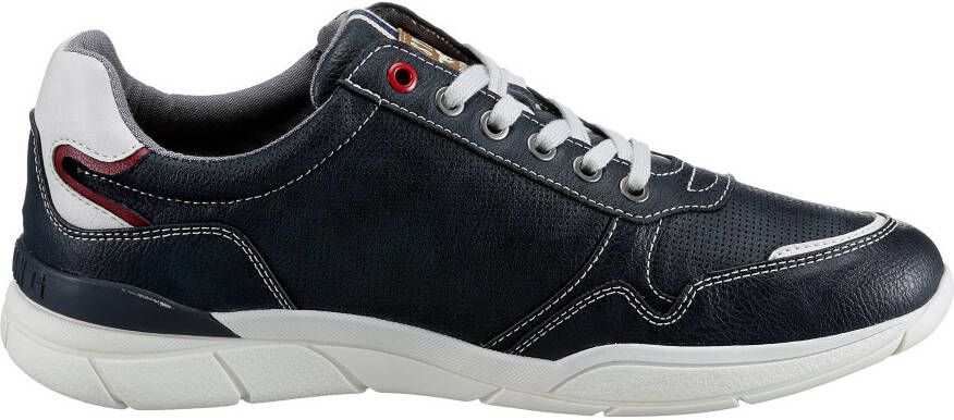 Mustang Shoes Sneakers met zijrits vrijetijdsschoen lage schoen veterschoen