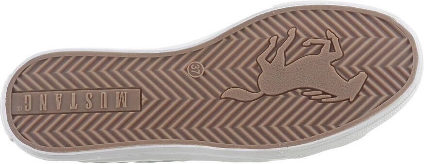 Mustang Shoes Sneakers met kant vrijetijdsschoen halfhoge schoen veterschoen