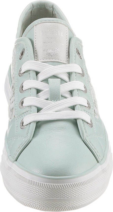 Mustang Shoes Sneakers met kant vrijetijdsschoen halfhoge schoen veterschoen