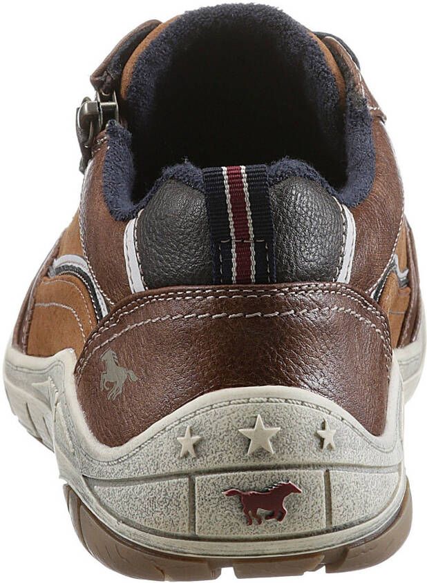 Mustang Shoes Sneakers met zijlogo vrijetijdsschoen lage schoen veterschoen