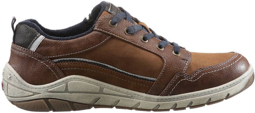 Mustang Shoes Sneakers met zijlogo vrijetijdsschoen lage schoen veterschoen
