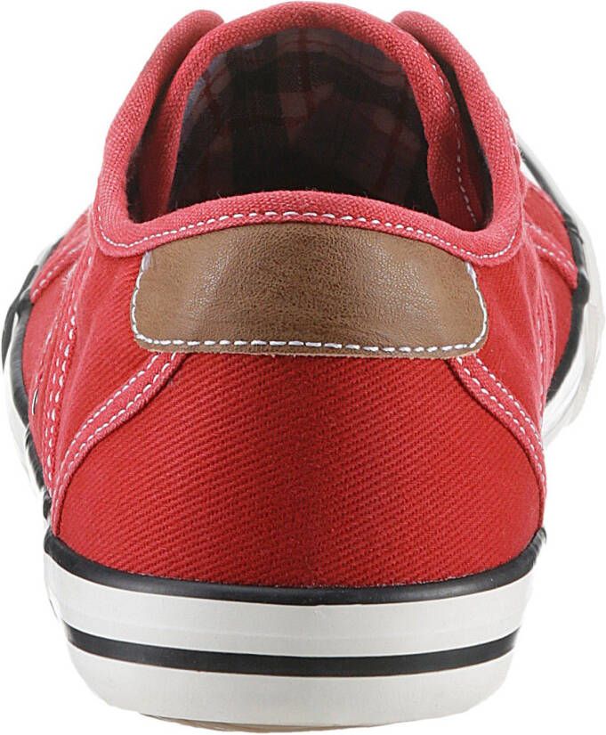 Mustang Shoes Sneakers met mustang merkembleem vrijetijdsschoen lage schoen veterschoen