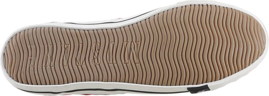 Mustang Shoes Sneakers met mustang merkembleem vrijetijdsschoen lage schoen veterschoen