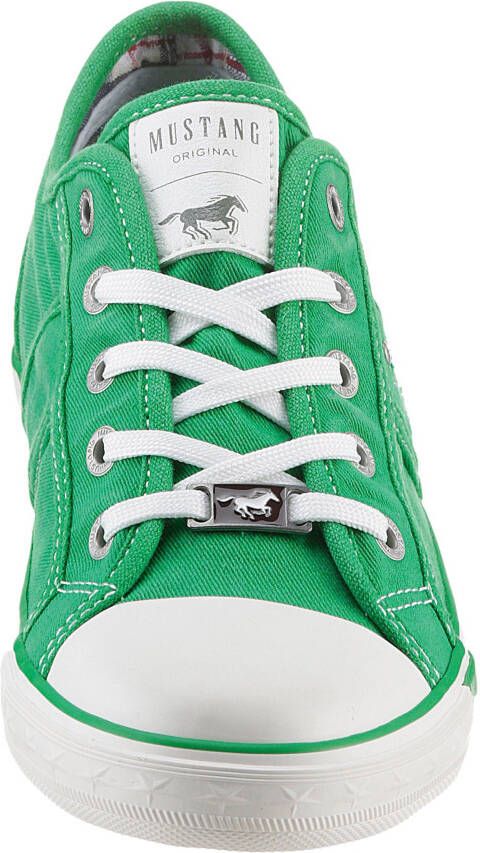 Mustang Shoes Sneakers freizeitschoen lage schoen veterschoen met mustang merklabel