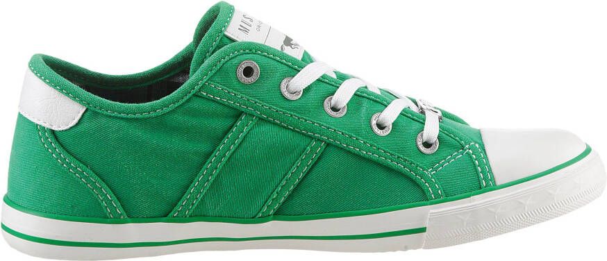 Mustang Shoes Sneakers freizeitschoen lage schoen veterschoen met mustang merklabel
