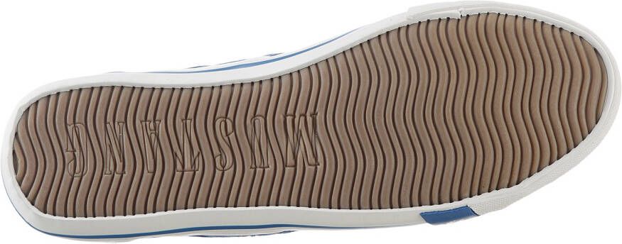 Mustang Shoes Sneakers met mustang merkembleem vrijetijdsschoen lage schoen veterschoen