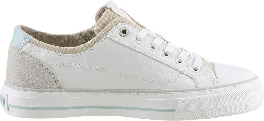 Mustang Shoes Sneakers met zijrits vrijetijdsschoen lage schoen veterschoen