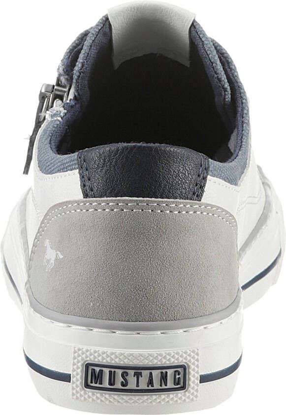 Mustang Shoes Sneakers met zijrits vrijetijdsschoen lage schoen veterschoen