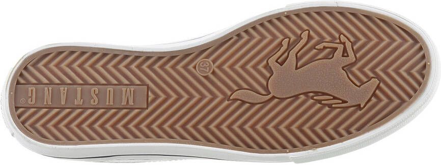 Mustang Shoes Sneakers met zijrits vrijetijdsschoen lage schoen veterschoen