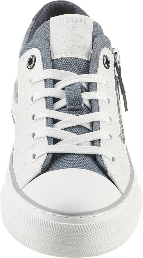 Mustang Shoes Sneakers met zijrits vrijetijdsschoen lage schoen veterschoen