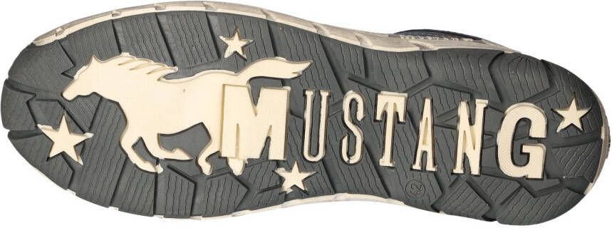Mustang Shoes Sneakers vrijetijdsschoen lage schoen veterschoen met zijrits