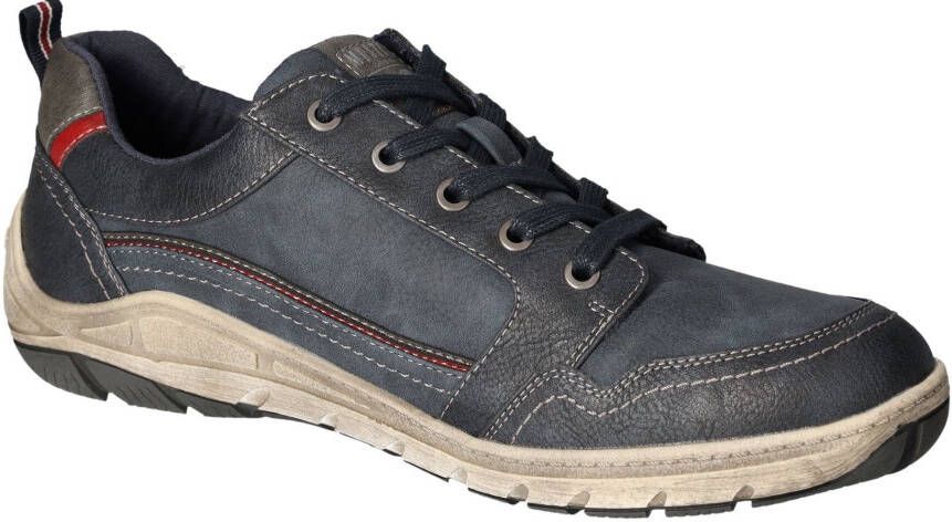 Mustang Shoes Sneakers vrijetijdsschoen lage schoen veterschoen met zijrits
