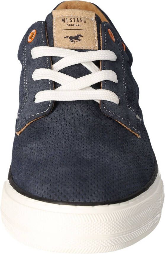 Mustang Shoes Sneakers vrijetijdsschoen lage schoen veterschoen met siernaad