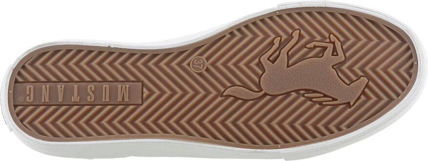 Mustang Shoes Sneakers vrijetijdsschoen lage schoen veterschoen met rubberen kap