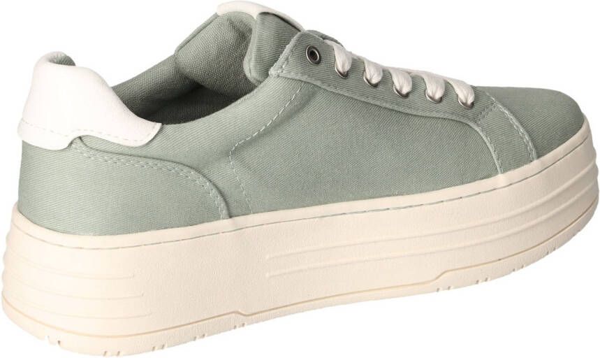 Mustang Shoes Sneakers met plateausool vrijetijdsschoen lage schoen veterschoen