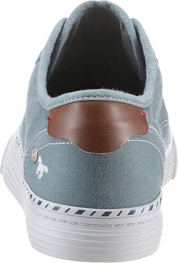 Mustang lage sneaker himmelblau - Foto 4