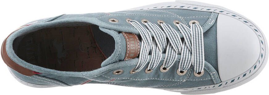 Mustang lage sneaker himmelblau - Foto 7