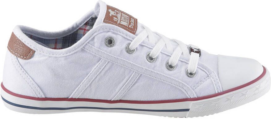 Mustang Shoes Sneakers vrijetijdsschoen lage schoen veterschoen met mustang merklabel - Foto 6