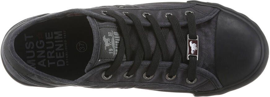 Mustang Shoes Sneakers vrijetijdsschoen lage schoen veterschoen met mustang merklabel