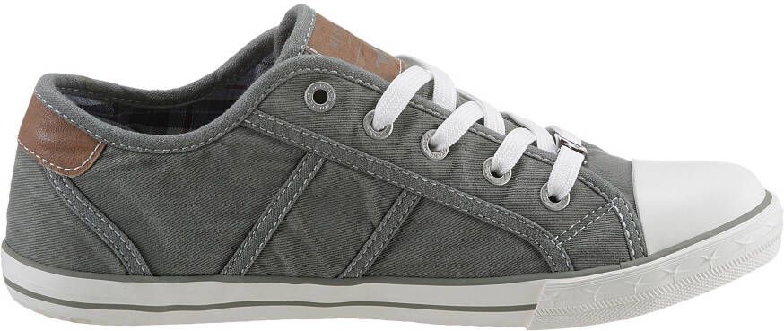 Mustang Shoes Sneakers met mustang merkembleem vrijetijdsschoen halfschoen veterschoen