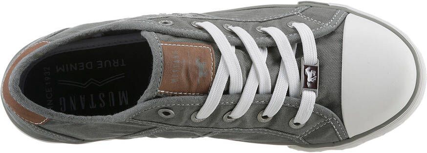 Mustang Shoes Sneakers met mustang merkembleem vrijetijdsschoen halfschoen veterschoen